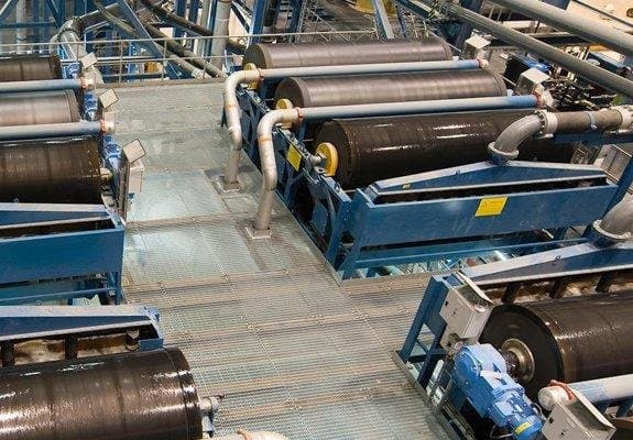 Slag and Industrial By-Product Processing magnetic separation application