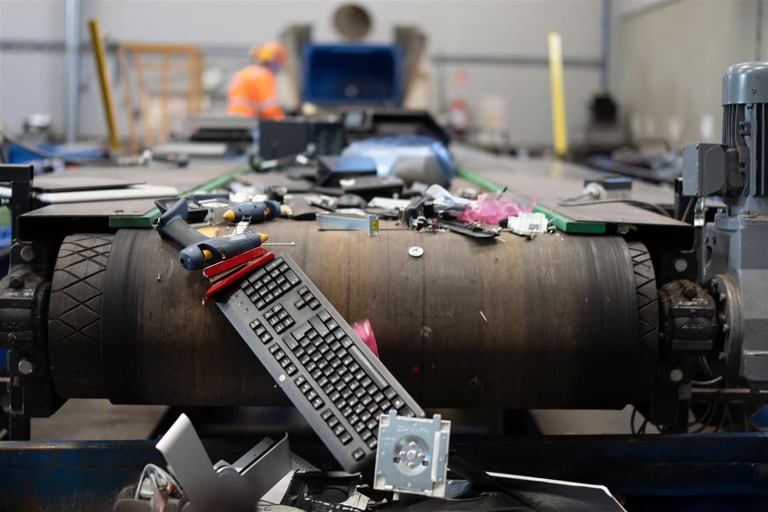 E-Waste Recycling magnetic separation application