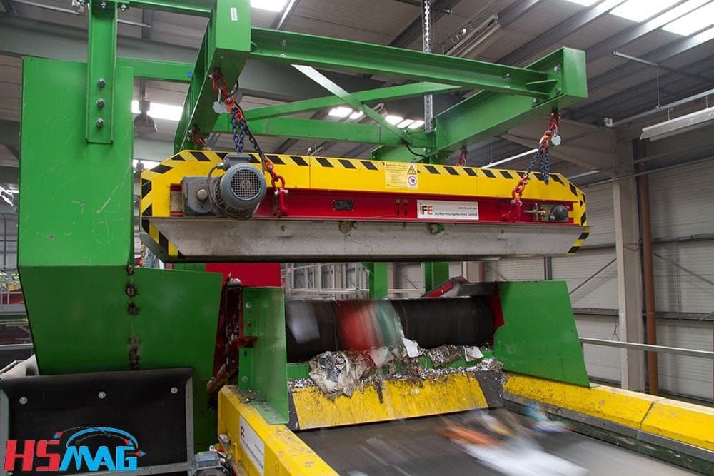 Scrap Metal Recycling magnetic separation application